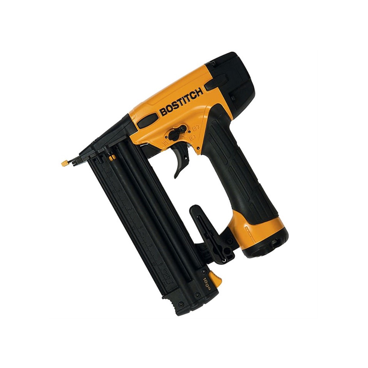 Bostich Пневматический гвоздезабивной пистолет для гвоздей с плоской головкой, 15–55 мм BT1855-E Bostich Pneimatiskā naglu pistole naglām ar plakanu galvu, 15-55mm, BT1855-E