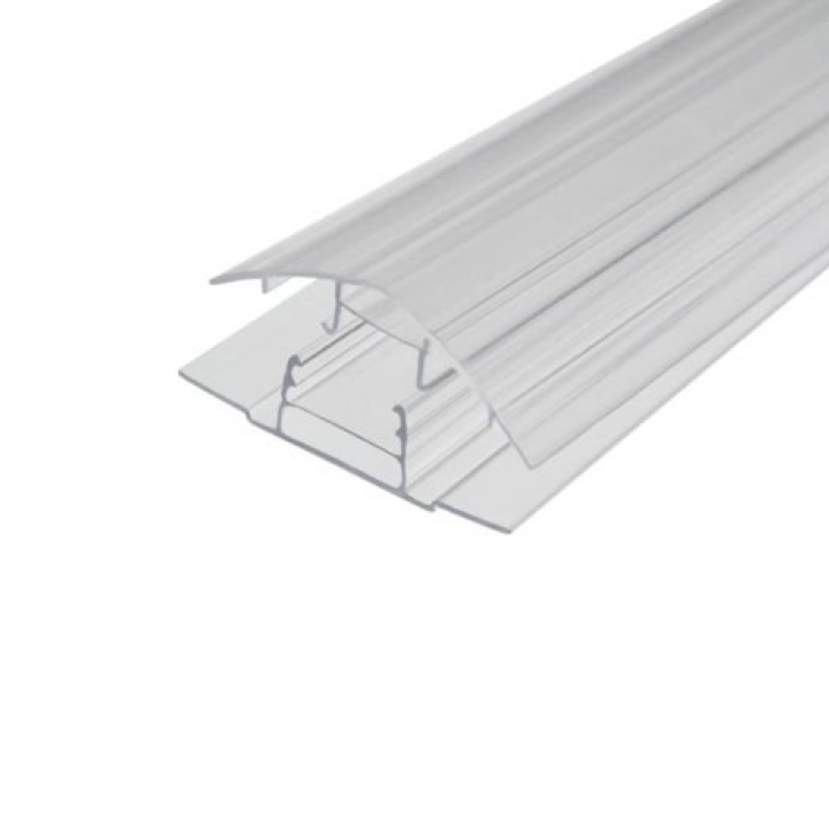 Поликарбонатный делимый профиль KLICK GCP 6-10x6000mm caurspīdīgs