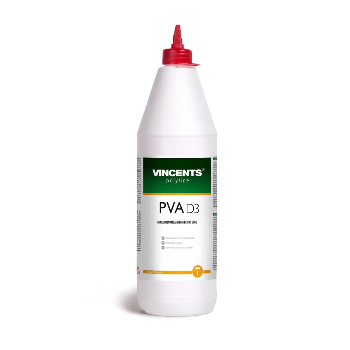 Vincents Polyline PVA D3 Mitrumizturīga galdniecības līme, 0.5kg