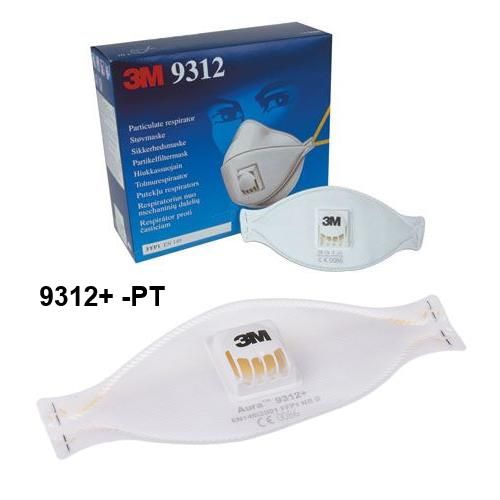Respirators 3M 9312 ar vārstu AURA FFP1