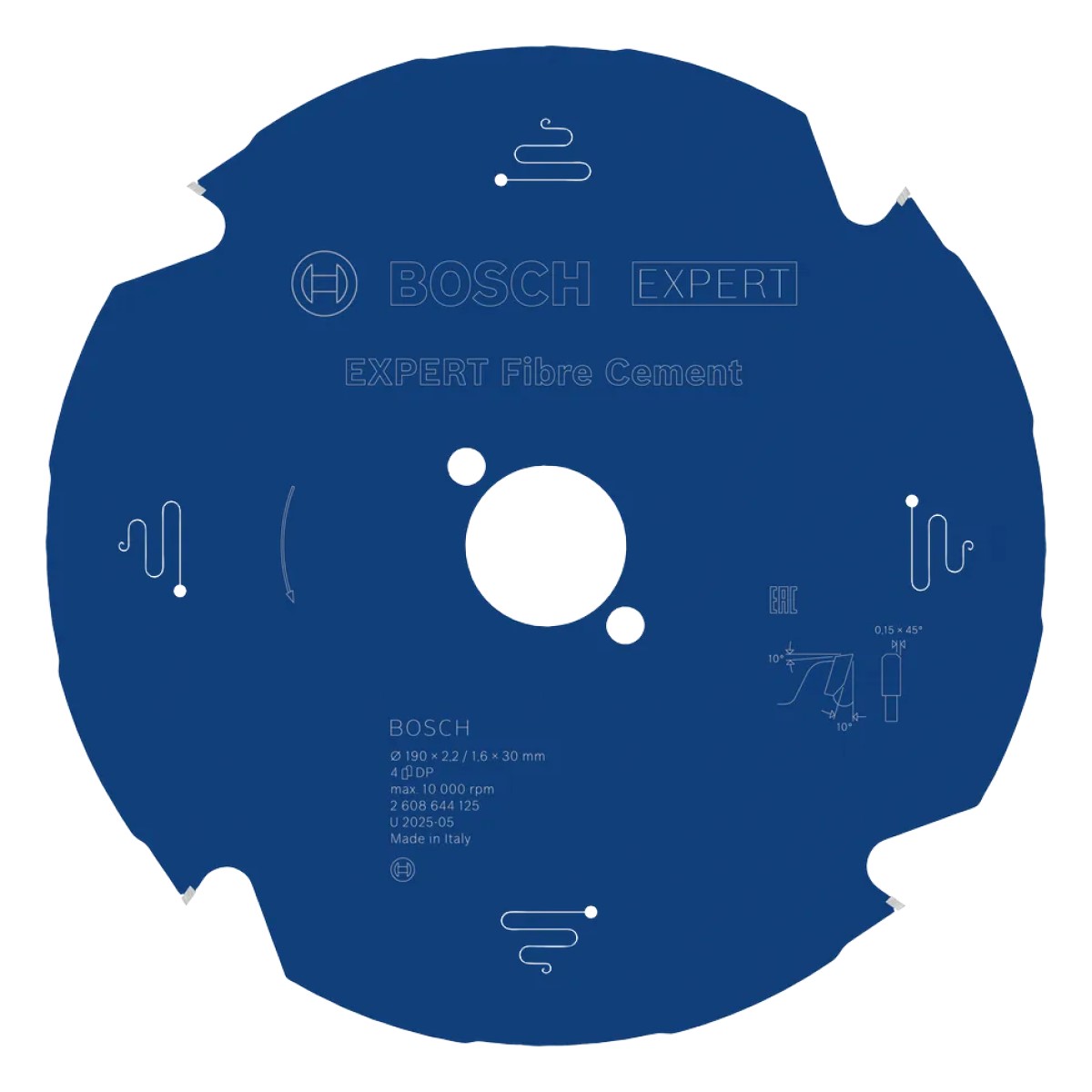Bosch EXPERT Fibre Cement Ripzāģa asmens cementa griešanai