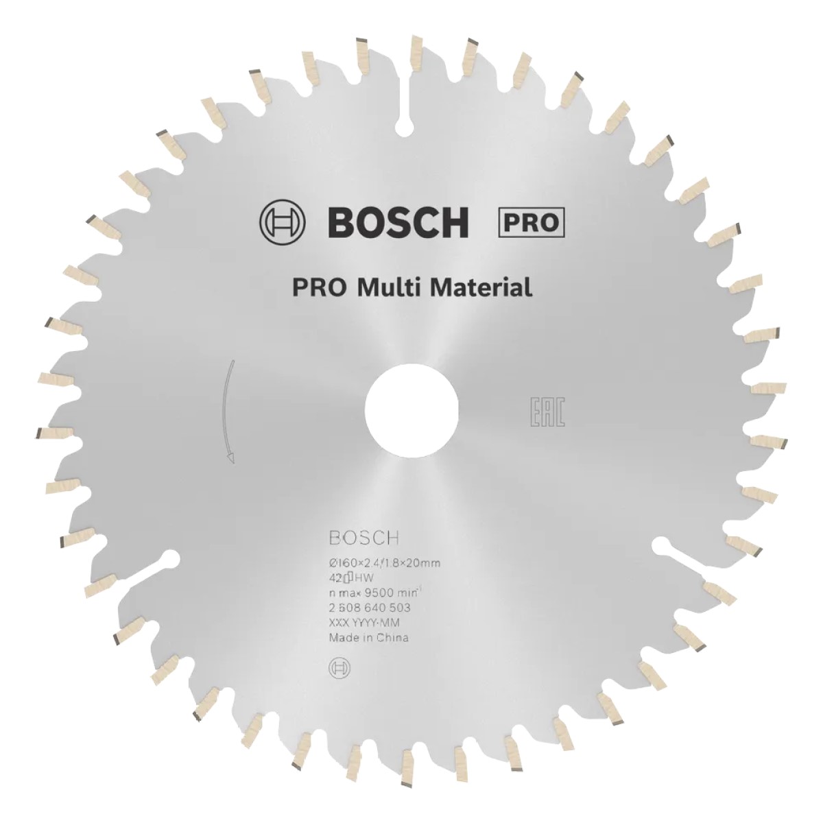 Bosch PRO Multi Material ripzāģa asmens dažādu materiālu griešanai
