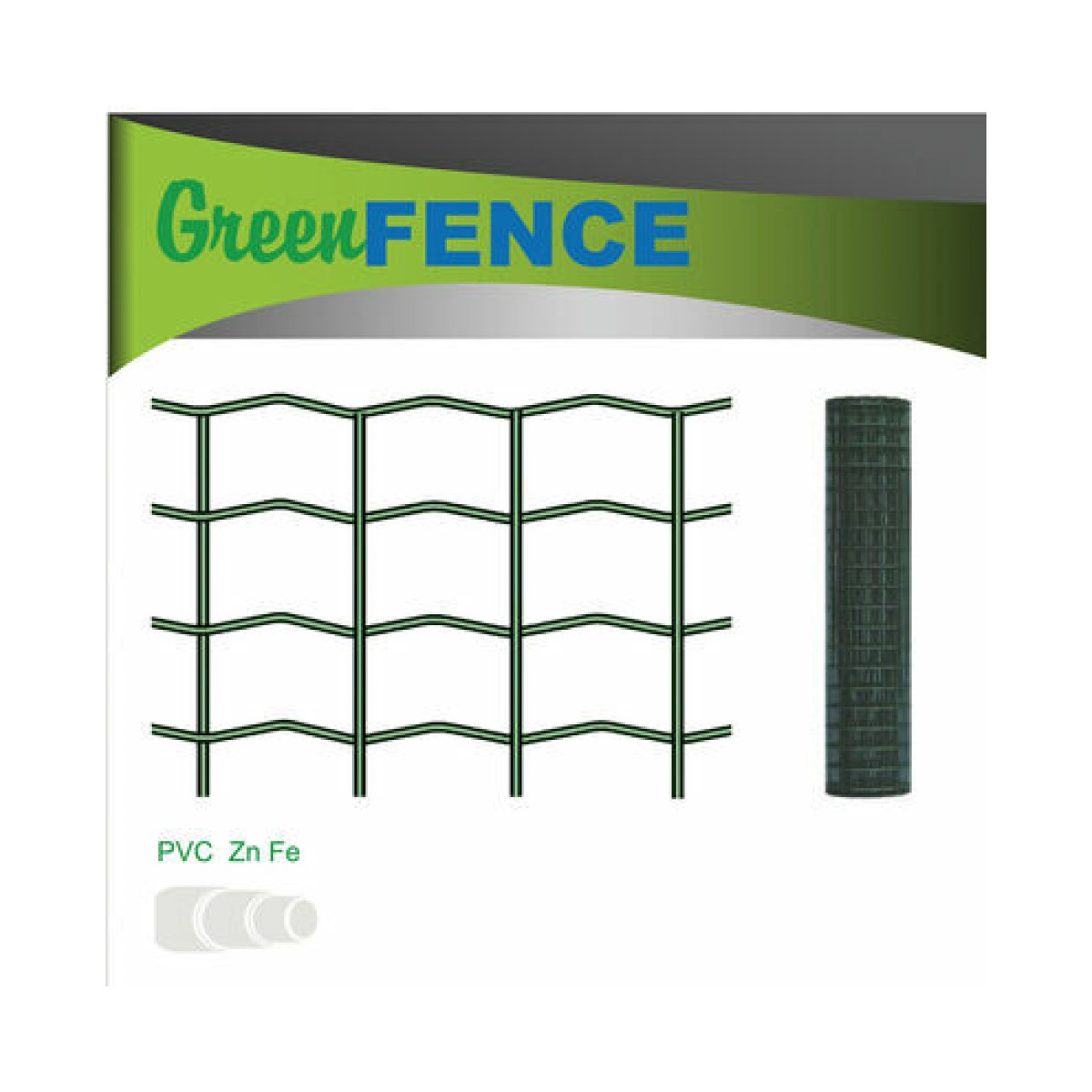 Vilmars Metināts cinkots Žogs, PVC pārklājums, rūts 50x63mm D2.5mm stieple