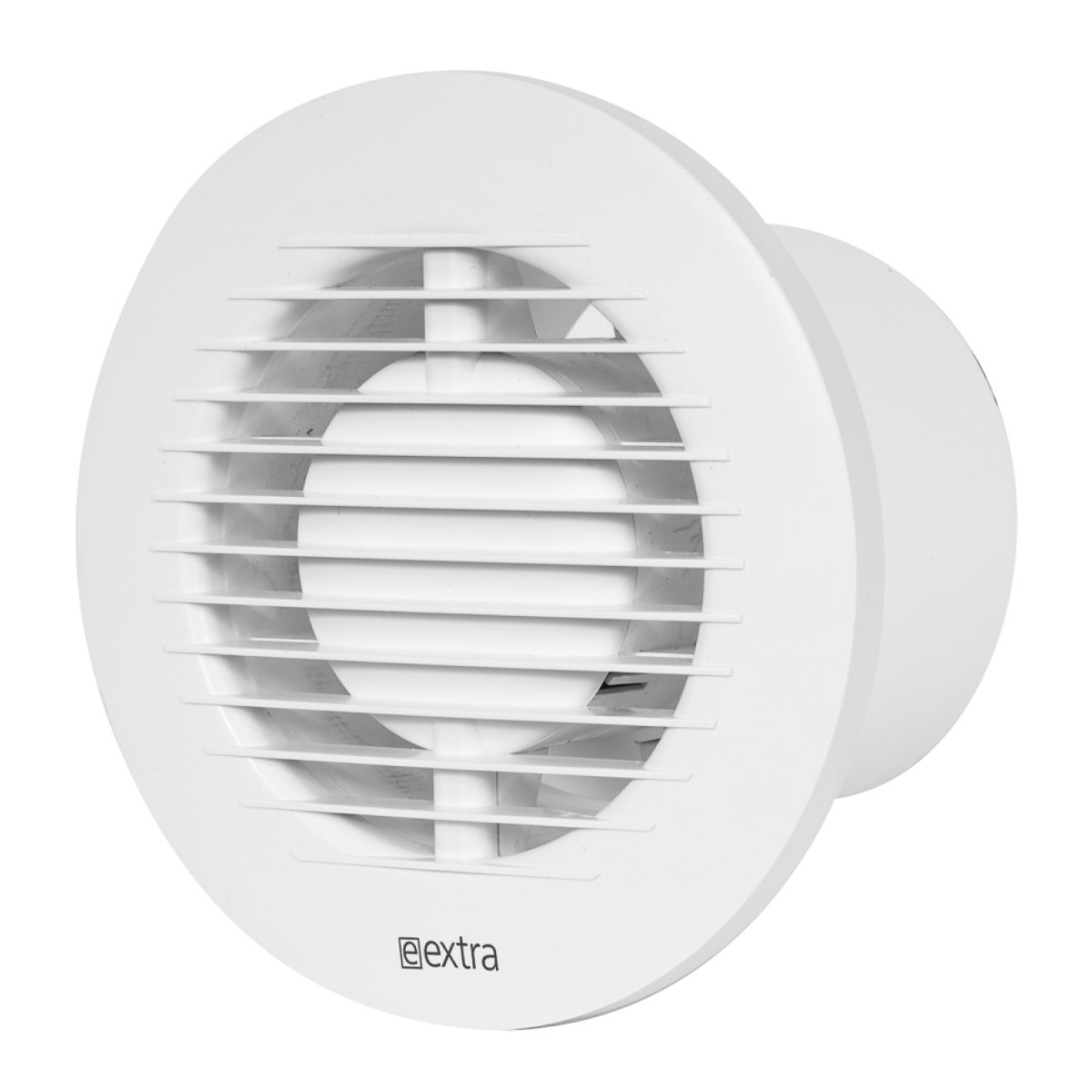 Europlast Elektroventilators, ar lodīšu gultni, taimeri, mitruma sensoru, apaļš E-EXTRA