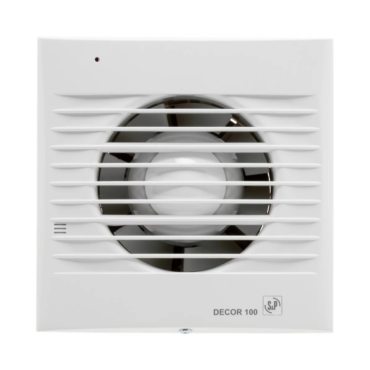 Soler & Palau Decor CH Ventilators ar vārstu, ar taimeri un mitruma sensoru