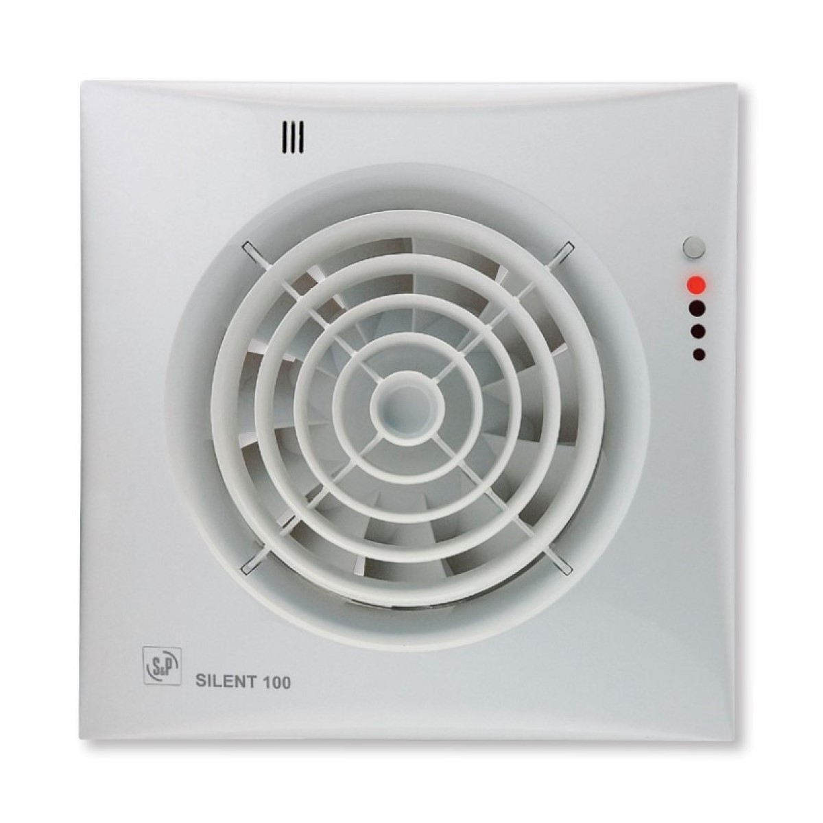 Soler & Palau Silent CHZ Elektroventilators ar gultņa motoru un vārstu, ar taimeri, mitruma sensoru