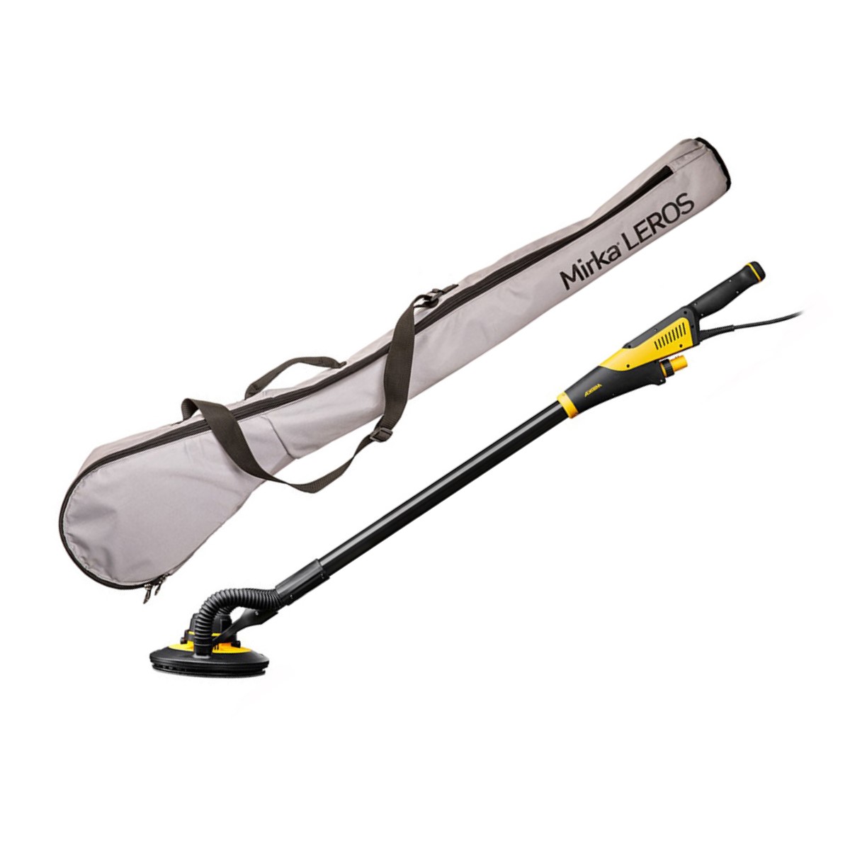 Mirka LERO-S 950CV Стенная/потолочная шлифовальная машина 225 мм, 5,0 мм + мешок Mirka LERO-S 950CV Sienu/Griestu slīpmašīna 350W, 225mm, 5.0mm (+soma), MIW9502011BA