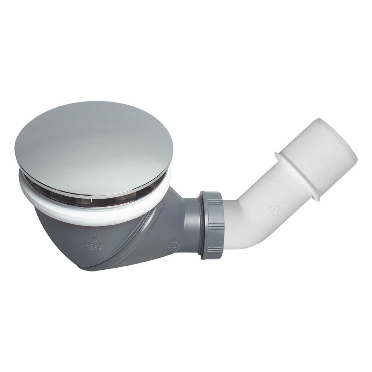 Wirquin James Dušas paliktņa sifons + adapteris, plastmasas