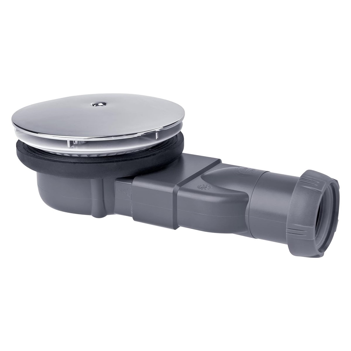 Wirquin Slim Dušas paliktņa sifons, ar pretsmakas vārstu, plastmasas, Izvads 40/43mm