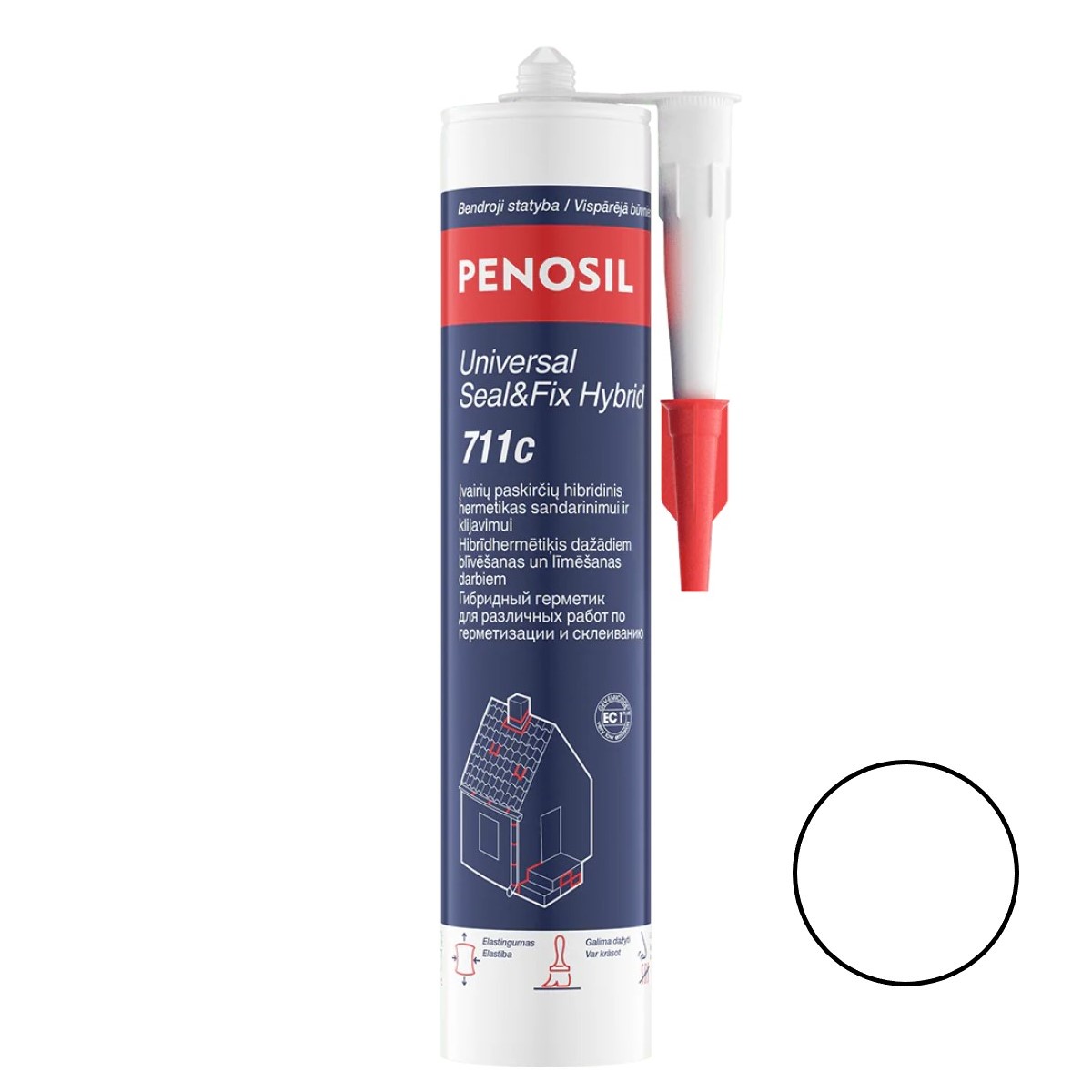 Penosil Universal Seal&Fix Hybrid 711c Многоцелевой, клеящий гибридный герметик 280ml balts