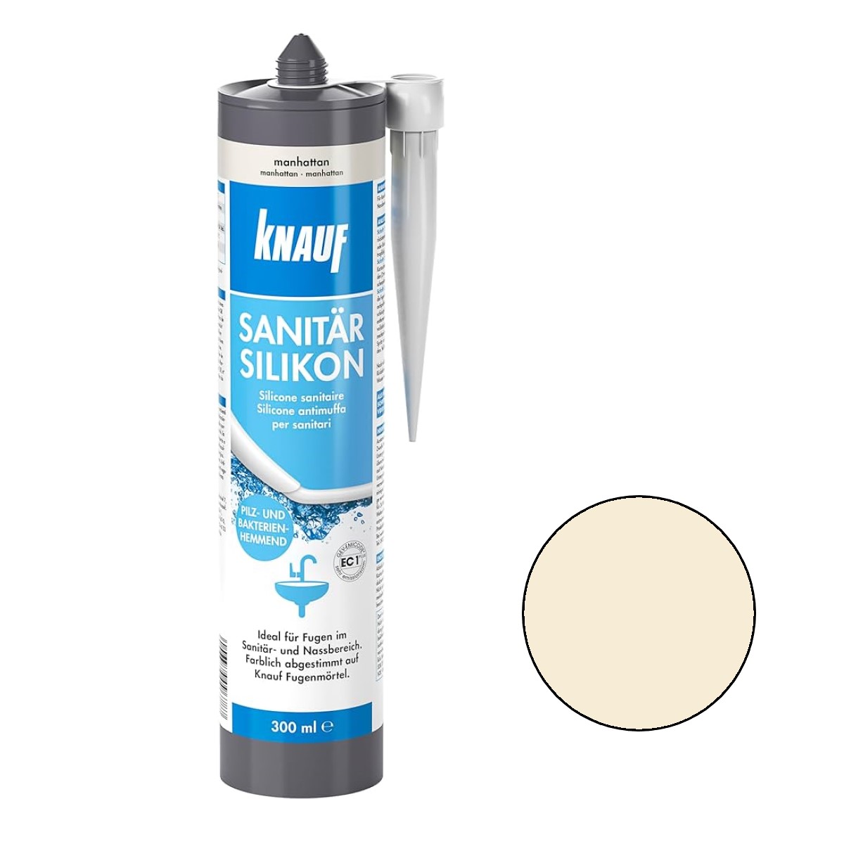 Knauf Sanitar-Silicon Силиконовый герметик , anemones, 300ml