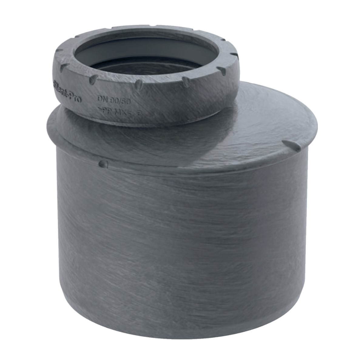 Geberit Silent-Pro Skaņu slāpējoša kanalizācijas pāreja, ekscentriska