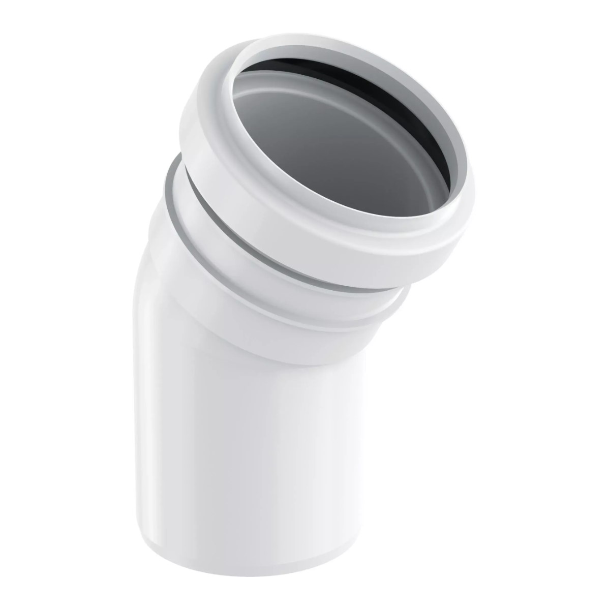 Uponor Decibel Шумоподавляющее канализационное колено 30°, D50mm