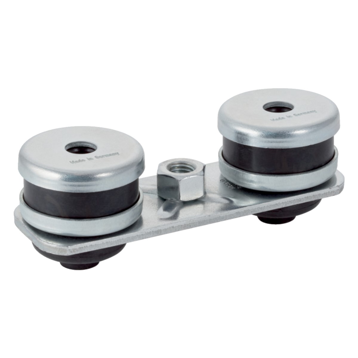 Geberit taisnstūra pamatplāksnes komplekts, divi skrūvju caurumi, ar vītni M10