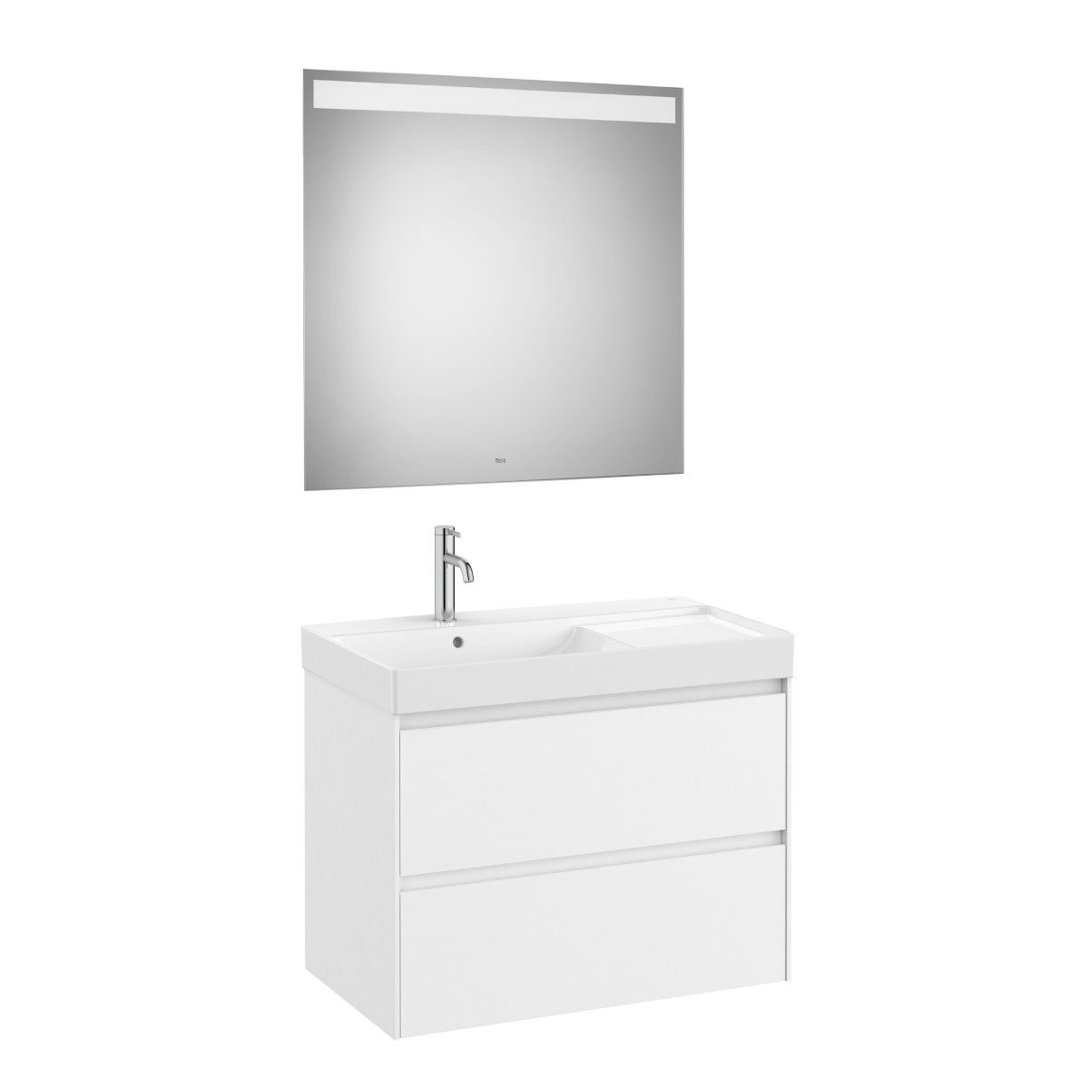 Roca Ona Mēbeļu komplekts (skapītis ar izlietni, LED spogulis)
