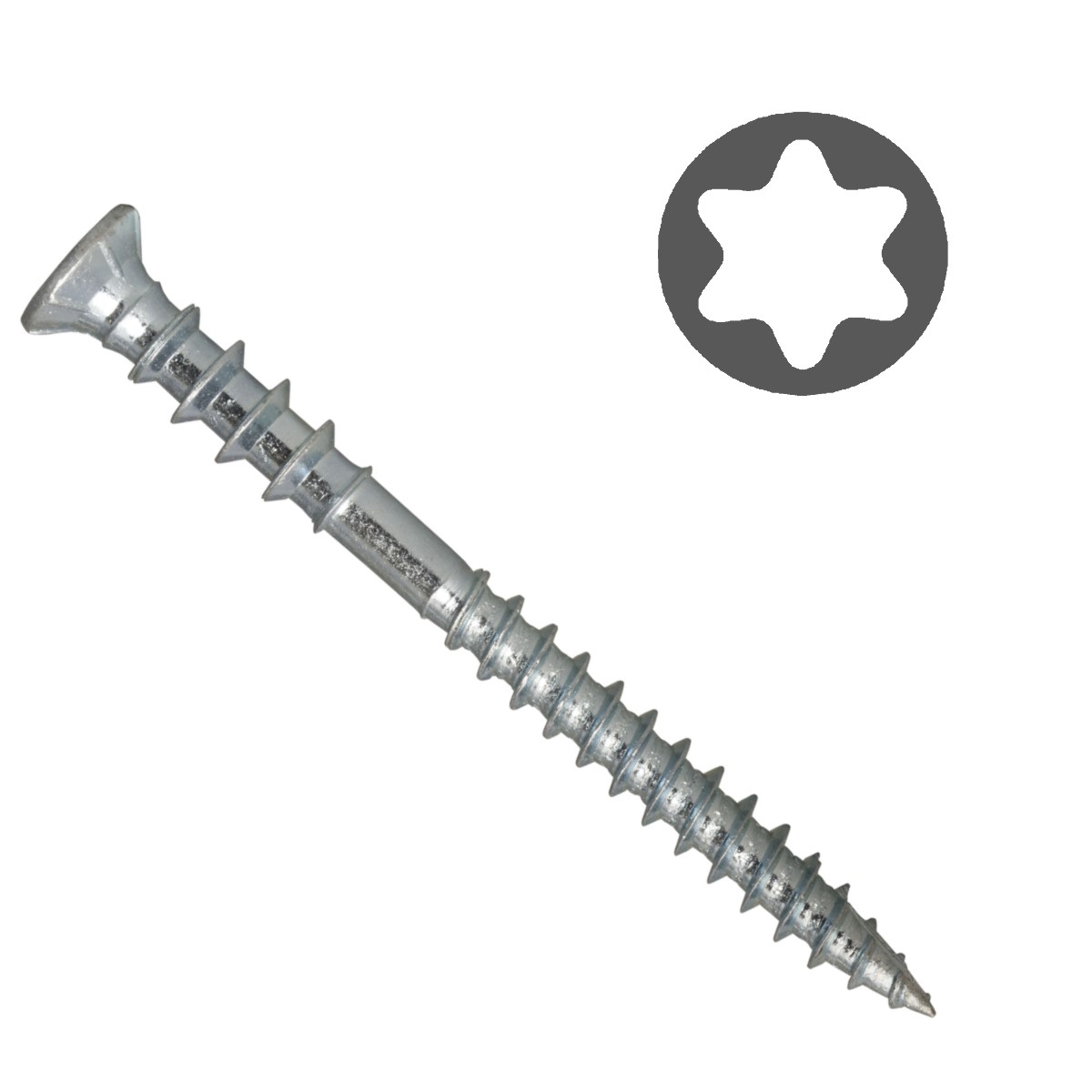 Easy-Fix Regulējamā skrūve Torx 25, cinkota