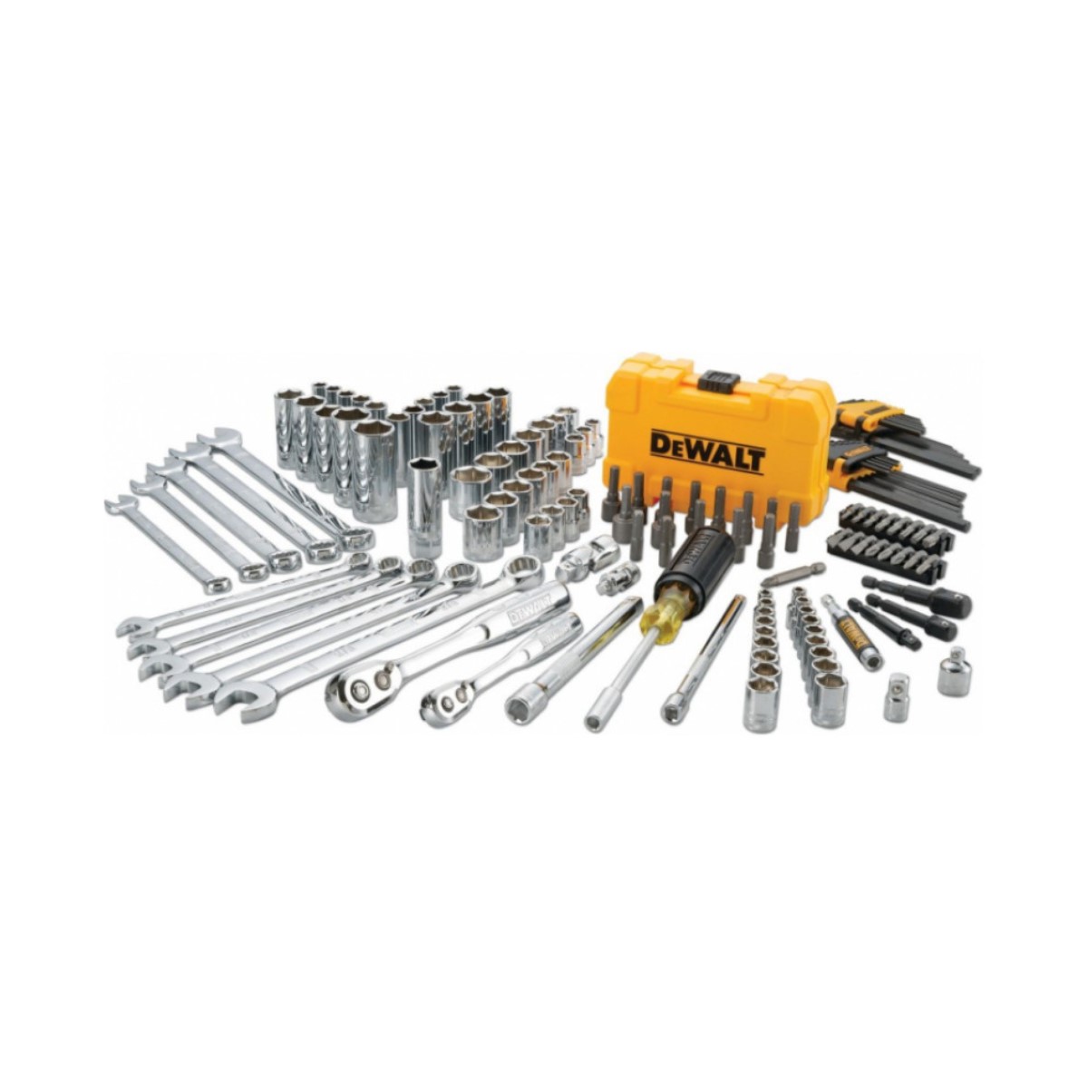 DeWalt Набор инструментов 1/4” и 3/8”, 142 шт.