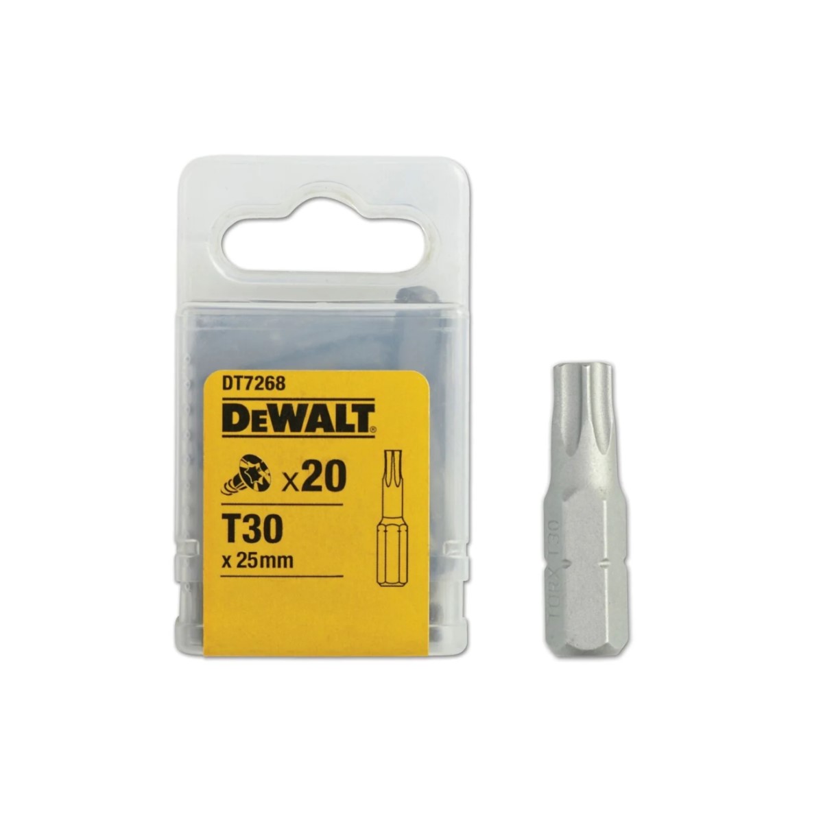 DeWalt Отверточная насадка T30x25 мм (20 шт.)