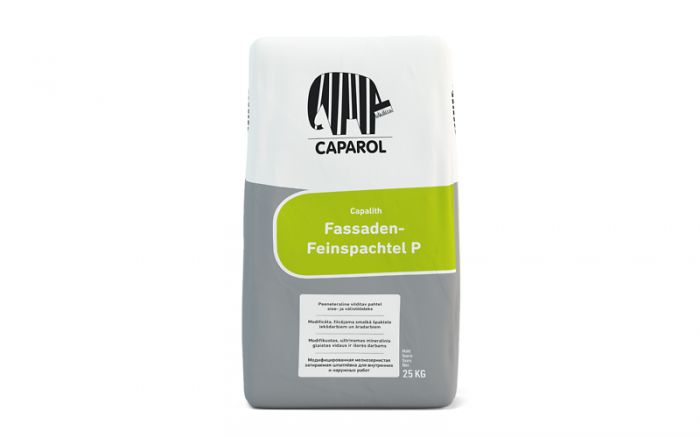 Caparol Capalith Fassaden-Feinspachtel P minerāla pulverveida fasādes špaktele, 25kg