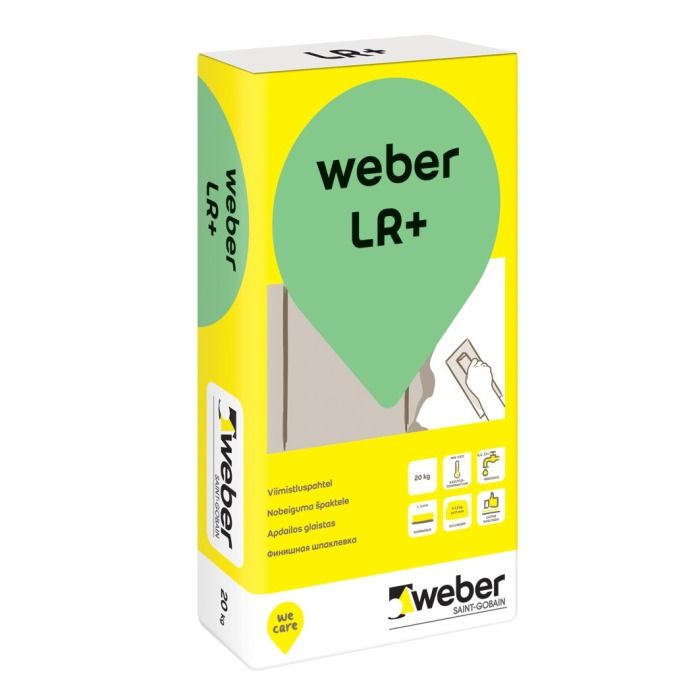 Weber LR+ (ex Vetonit LR+) smalkais līdzinātājs 20kg