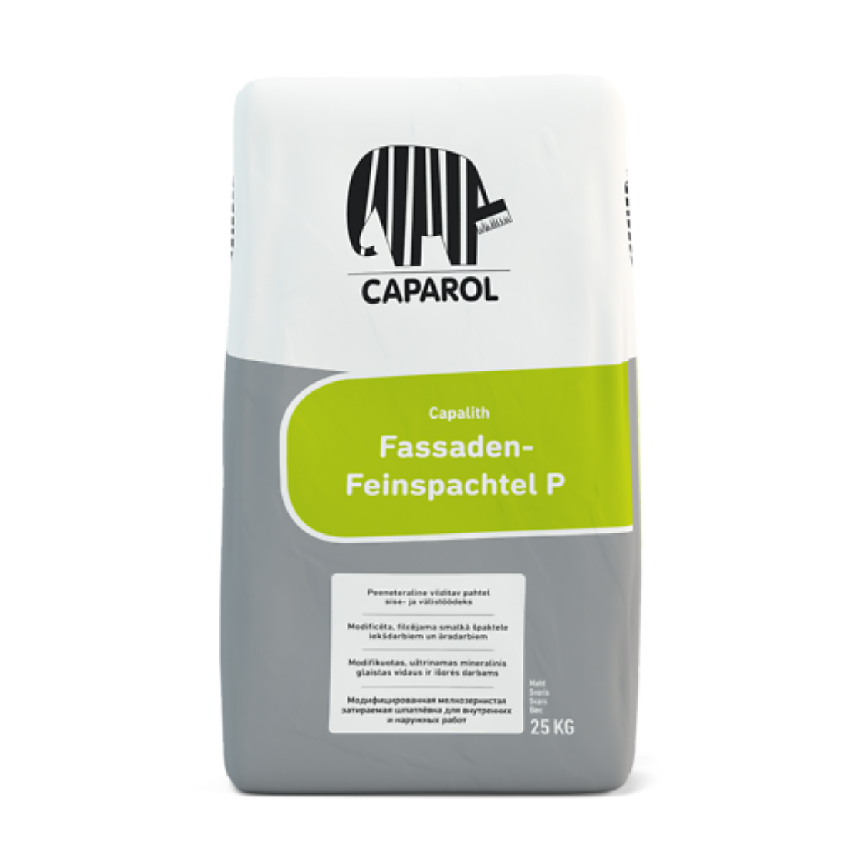 Caparol Capalith Fassaden-Feinspachtel P Smalkā pūlverveida fasādes špaktele 0-4mm kārtai 25kg