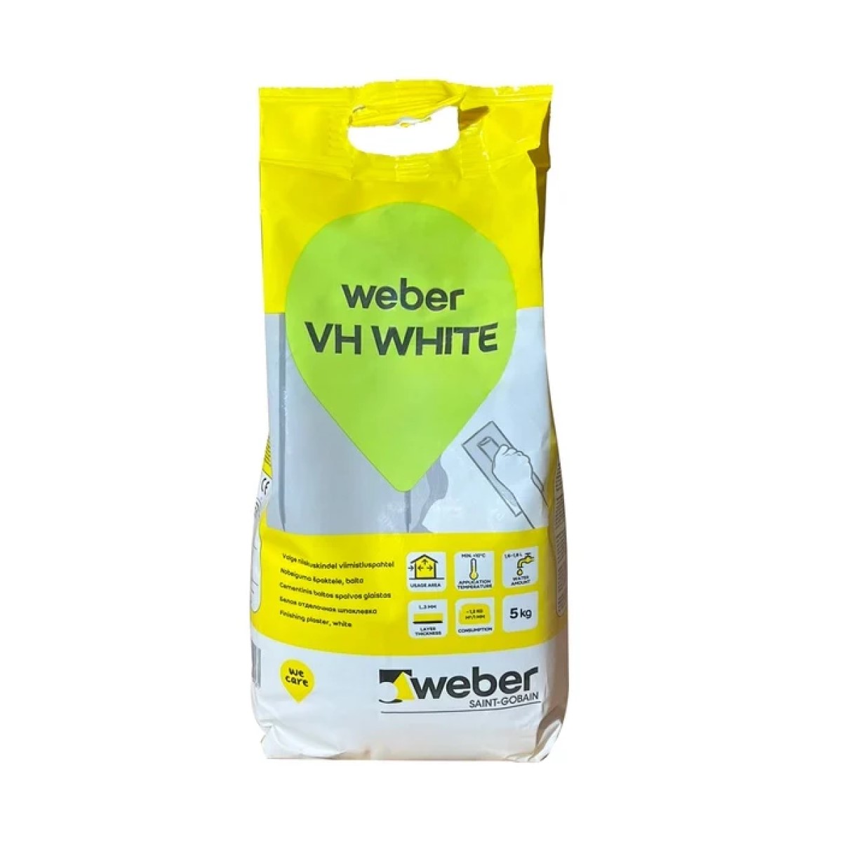 Weber VH Белая (ex Vetonit VH Белая) 20кг шпаклевка водостойкая