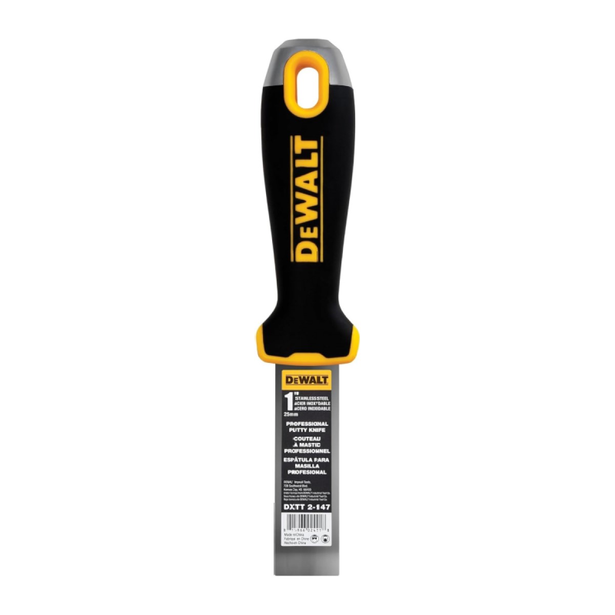 DeWalt Apdares špakteļlāpsta, nerūsējošā tērauda, ar Soft Grip rokturi