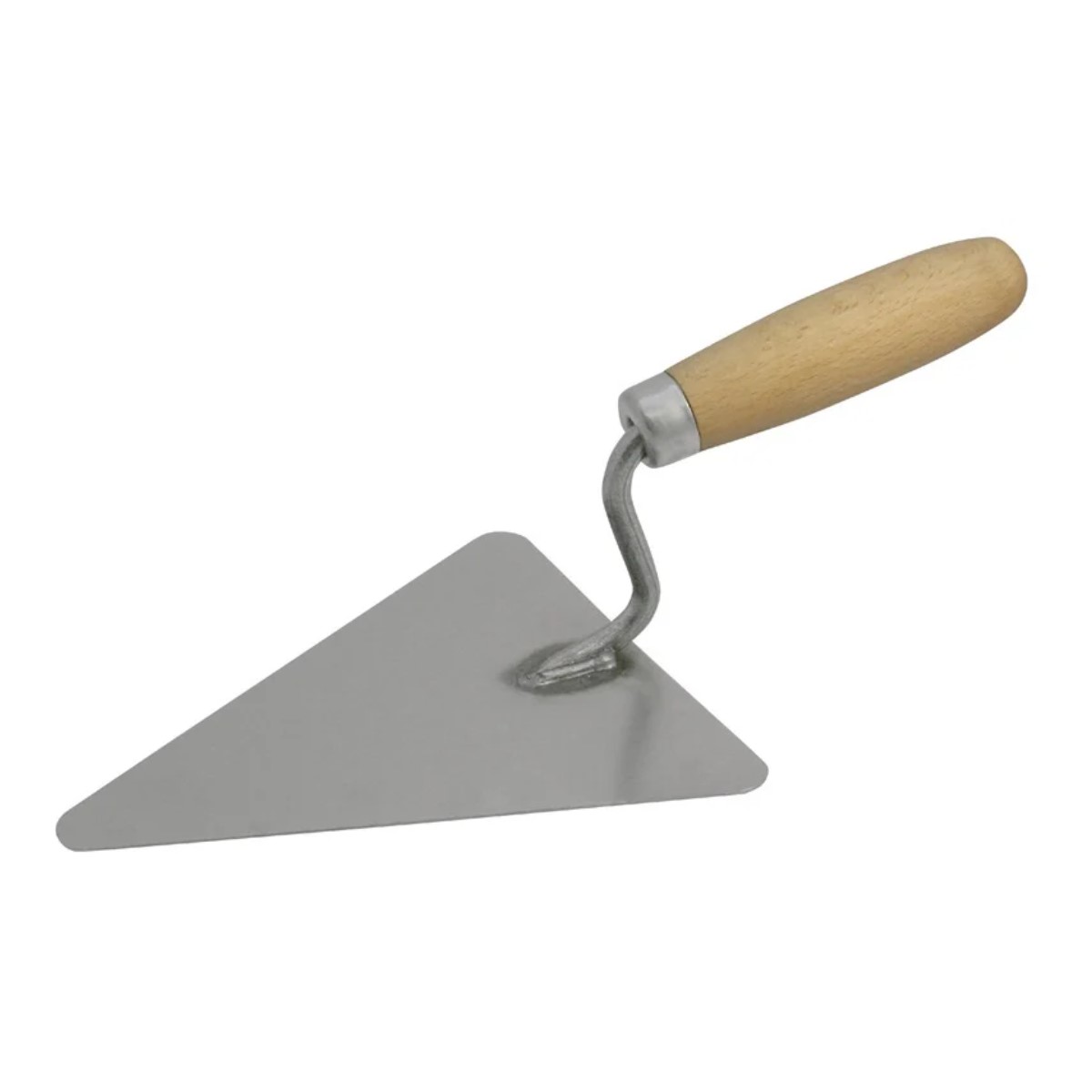 Trīsstūra ķelle ar koka rokturi