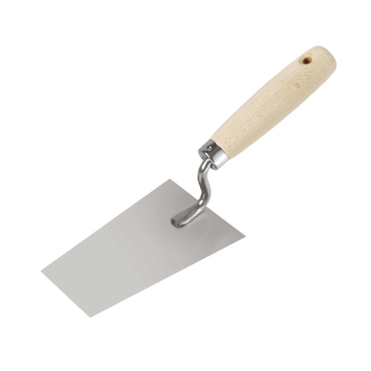 Trapecveida ķelle ar koka rokturi