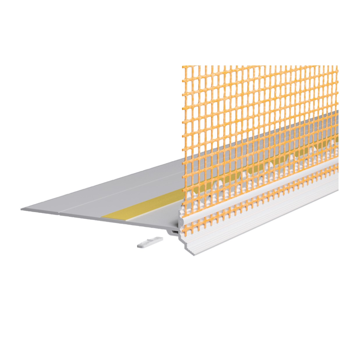 Caparol CT Thermoprofil 6680/30 Plastikāta cokola profils ar lāseni un divpusēju līmlenti