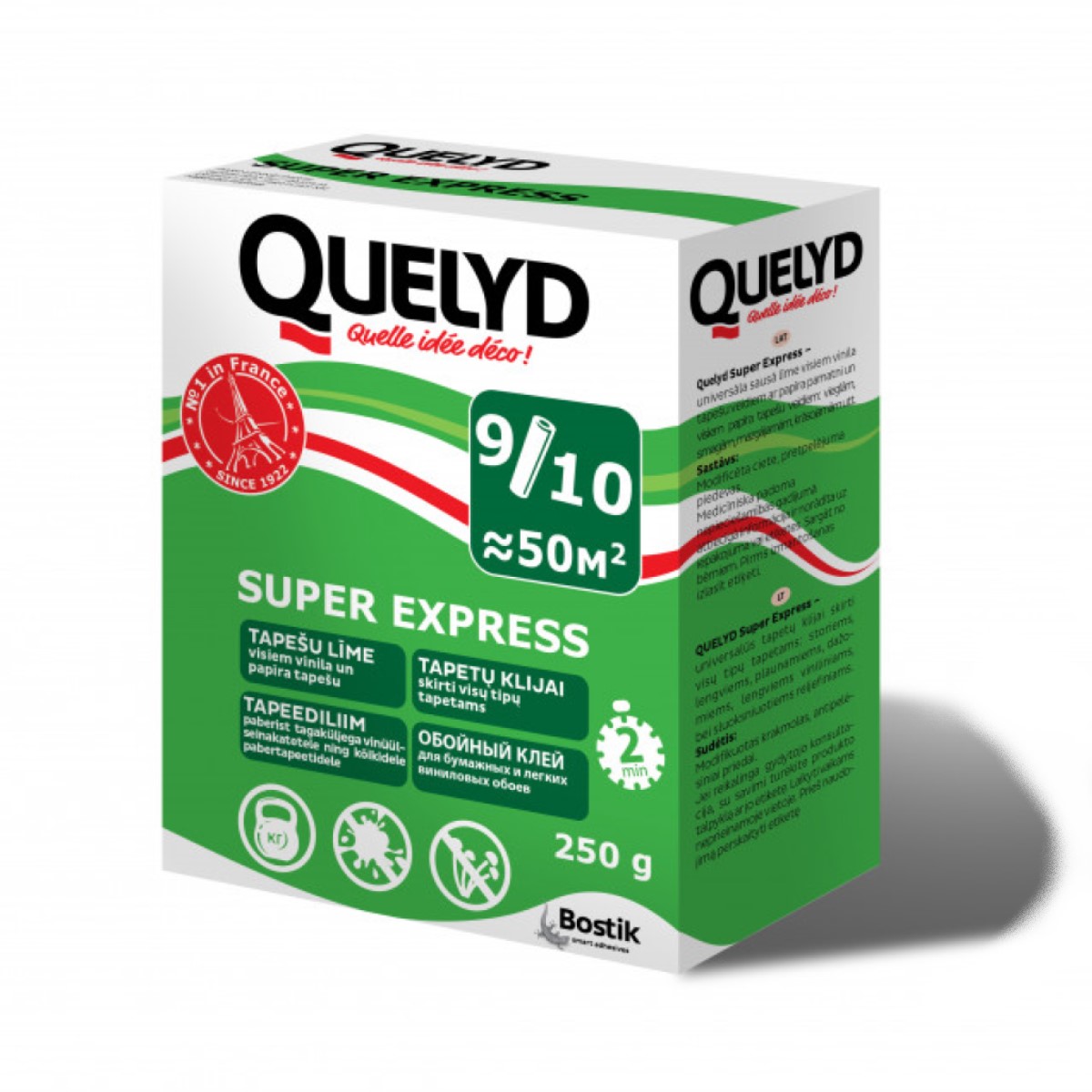 Quelyd Super Express Universāla tapešu līme, 250g