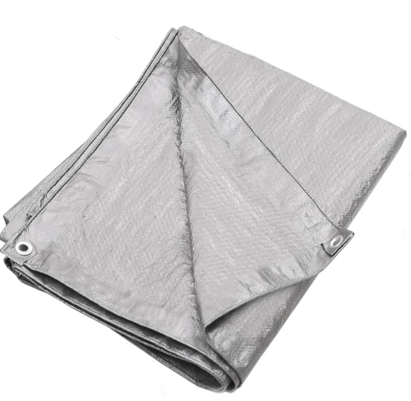 Покрывала PP/PE серебристые 110 г/м2 , 3x5m, 15m2