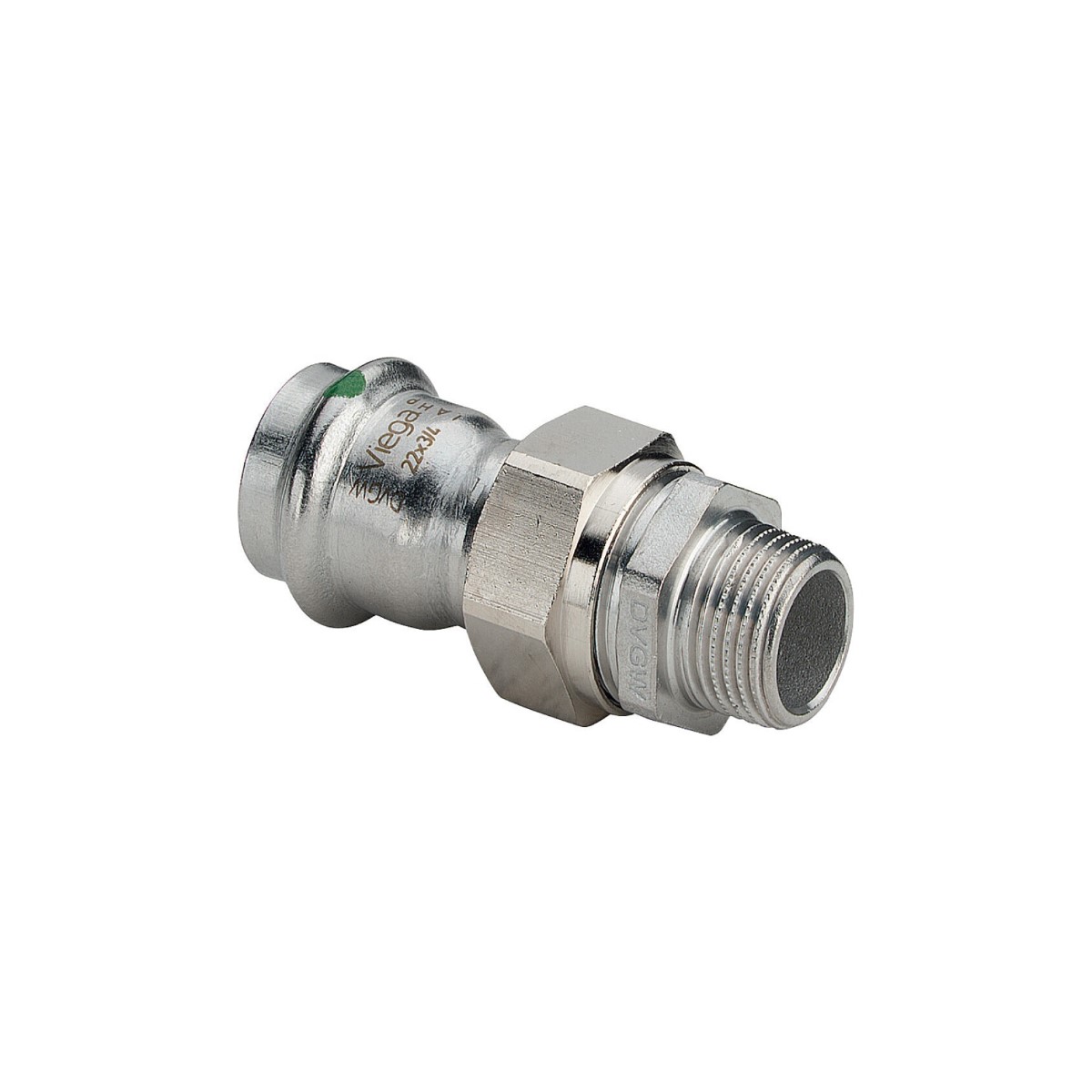 Viega Sanpress Inox Skrūvsavienojums, ārējā vītne, 35mm x 1.1/4 collas