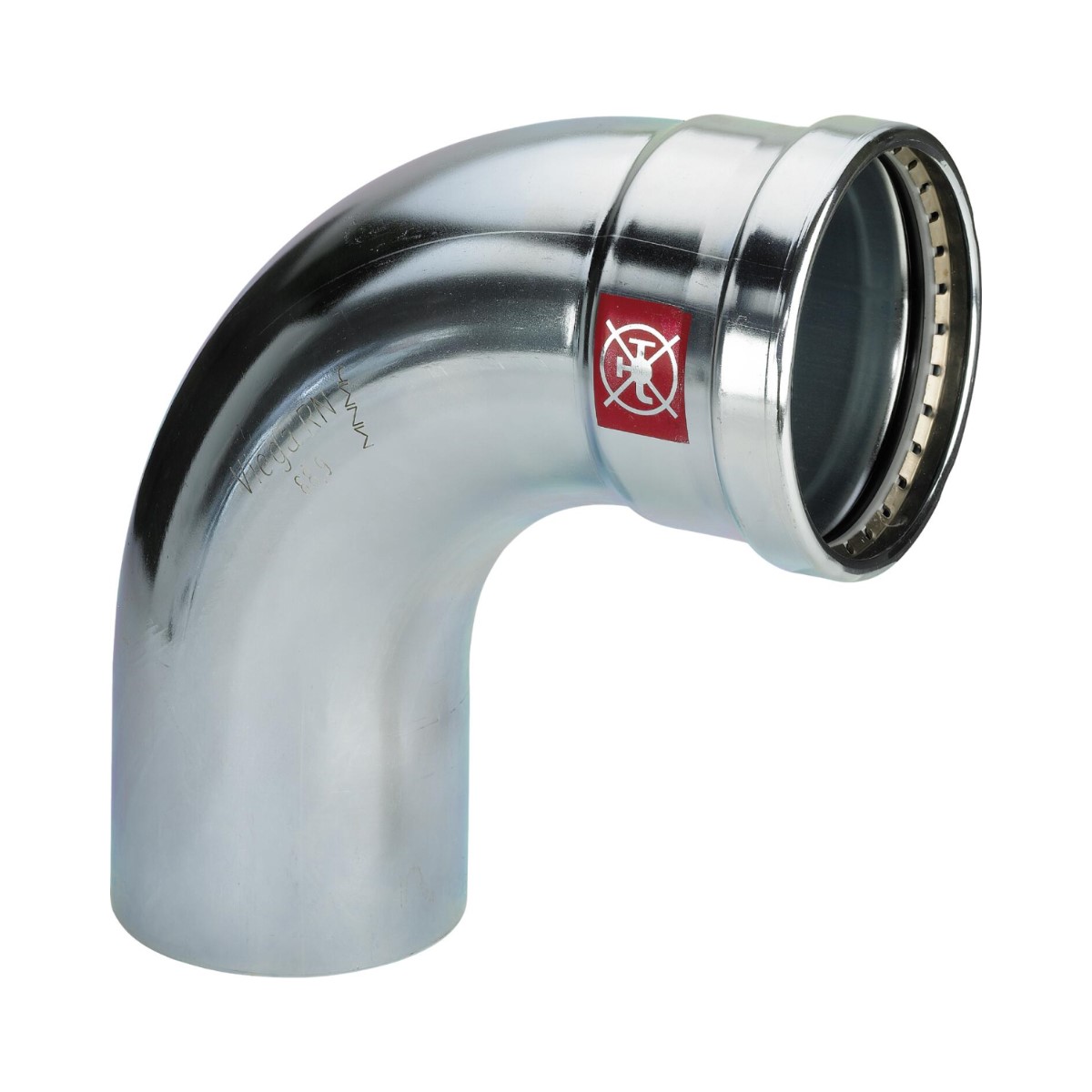 Viega Prestabo XL Līkums 90°, ievietojams gals, presējams pieslēgums