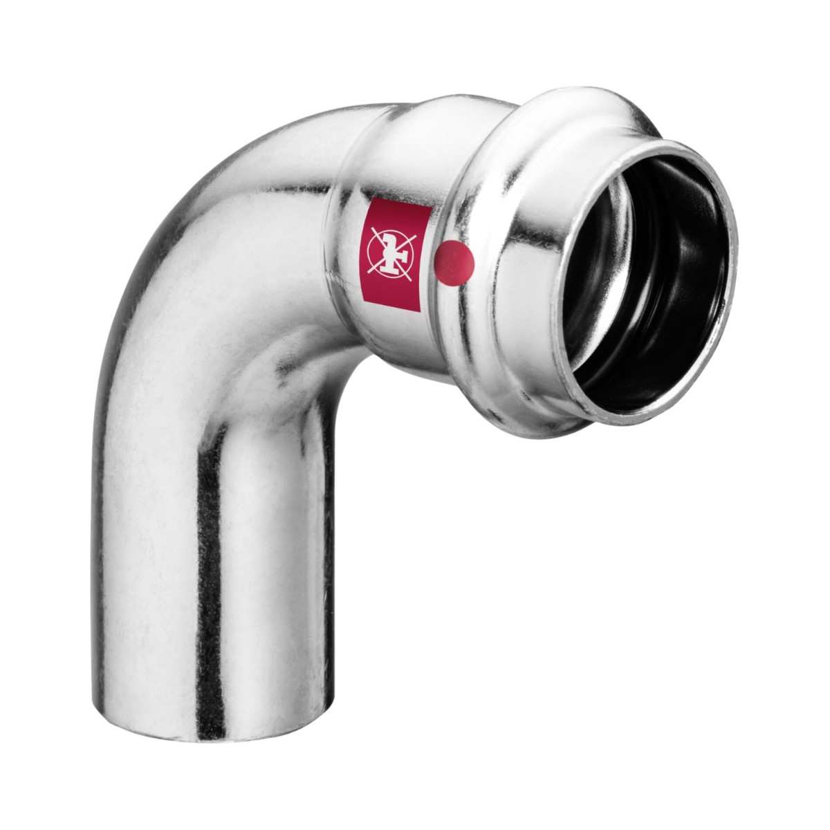 Viega Prestabo Līkums 90°, ievietojams gals, presējams pieslēgums