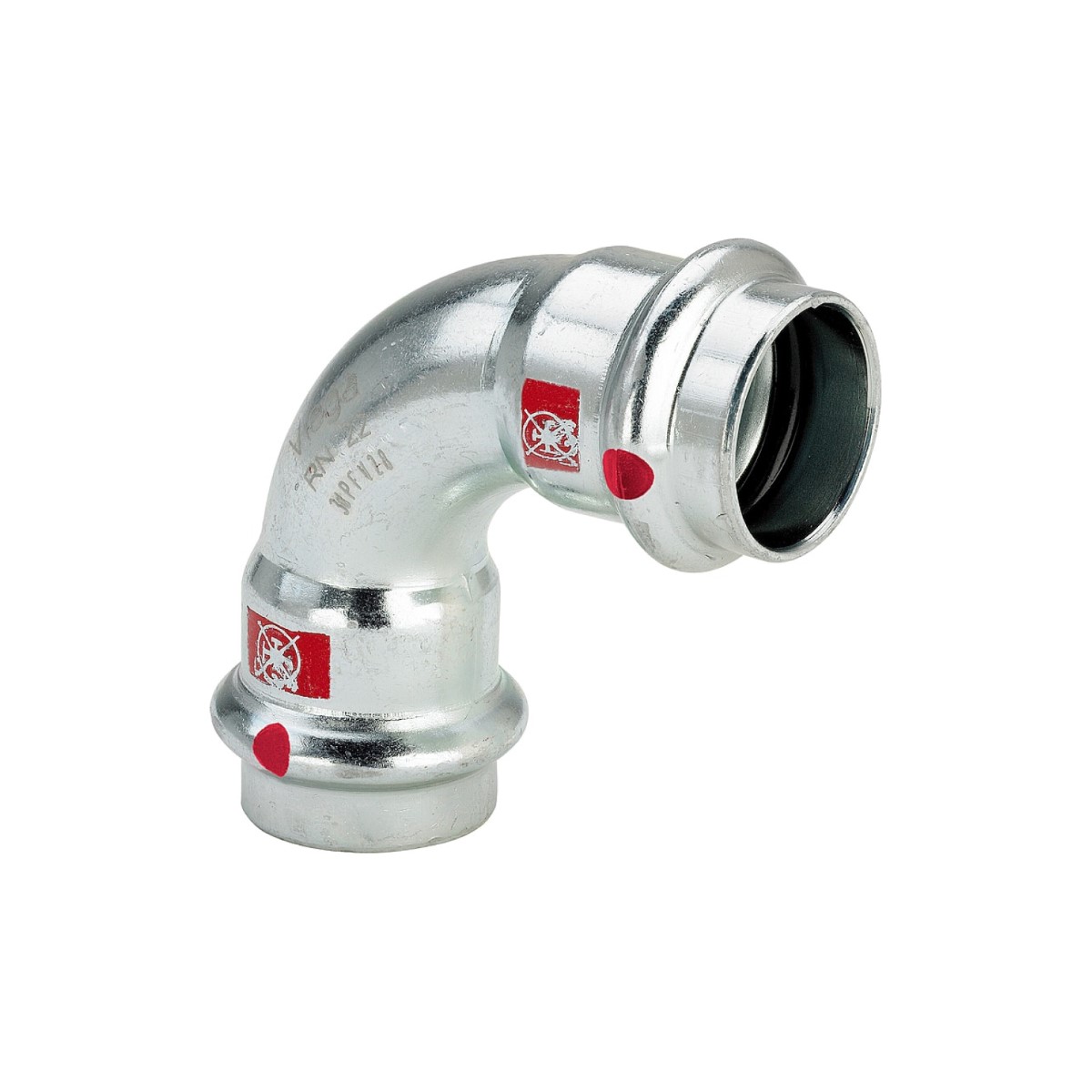 Viega Prestabo Līkums 90°, presējami pieslēgumi