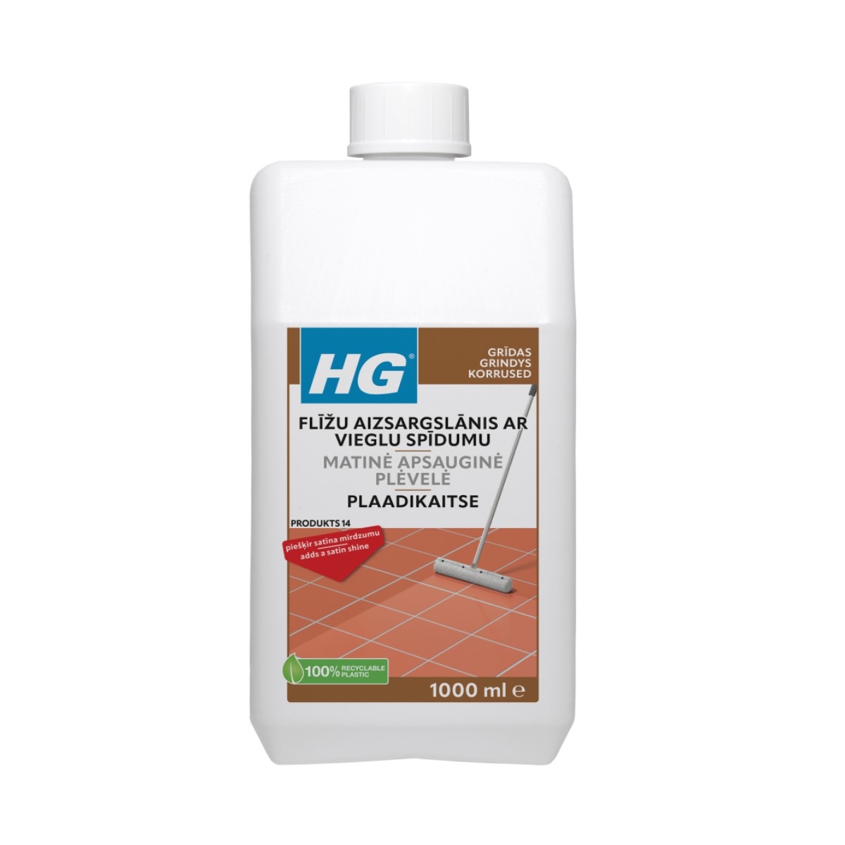 HG Защитный слой для плитки (Golvpolish) 1L