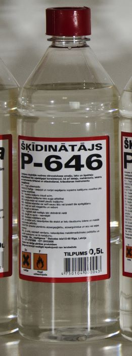 Šķīdinātājs 646   0.5L