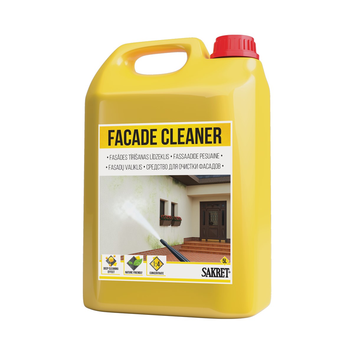 Sakret CLEAN Fasādes tīrīšanas līdzeklis