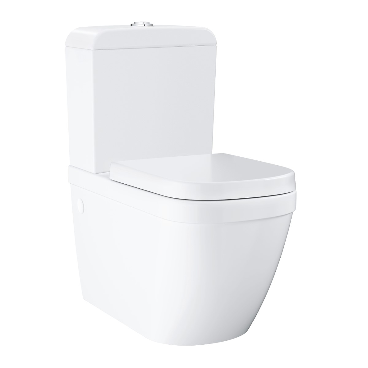 Grohe Euro Ceramic Rimless Tualetes pods ar soft close (QR) vāku, horizontāls izvads