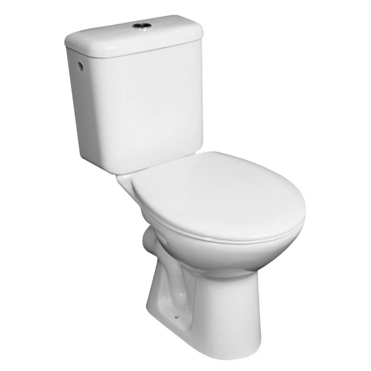 Jika Zeta Tualetes pods ar horizontālo izvadu, pievads no sāniem