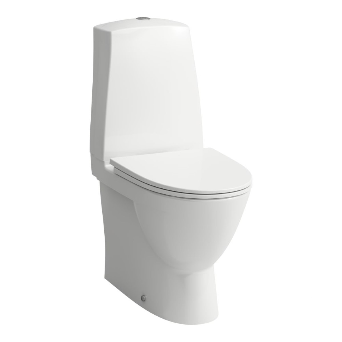 Laufen Pro Nordic Rimless Tualetes pods, horizontāls izvads, pievads no apakšas
