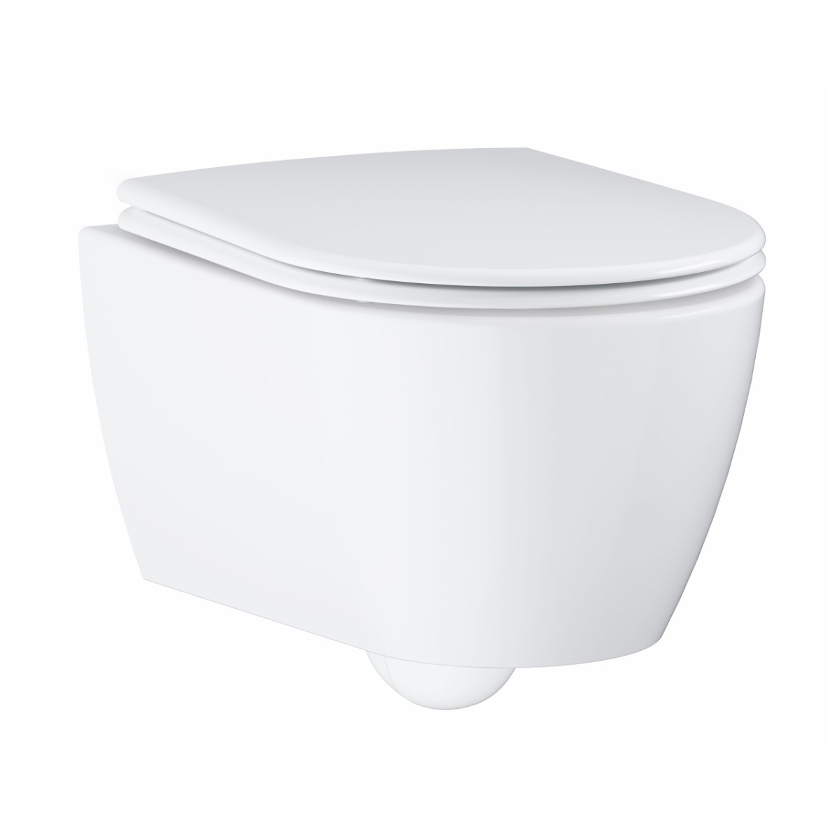 Grohe Essence Rimless Tualetes pods ar soft close (QR) vāku, stiprināms pie sienas