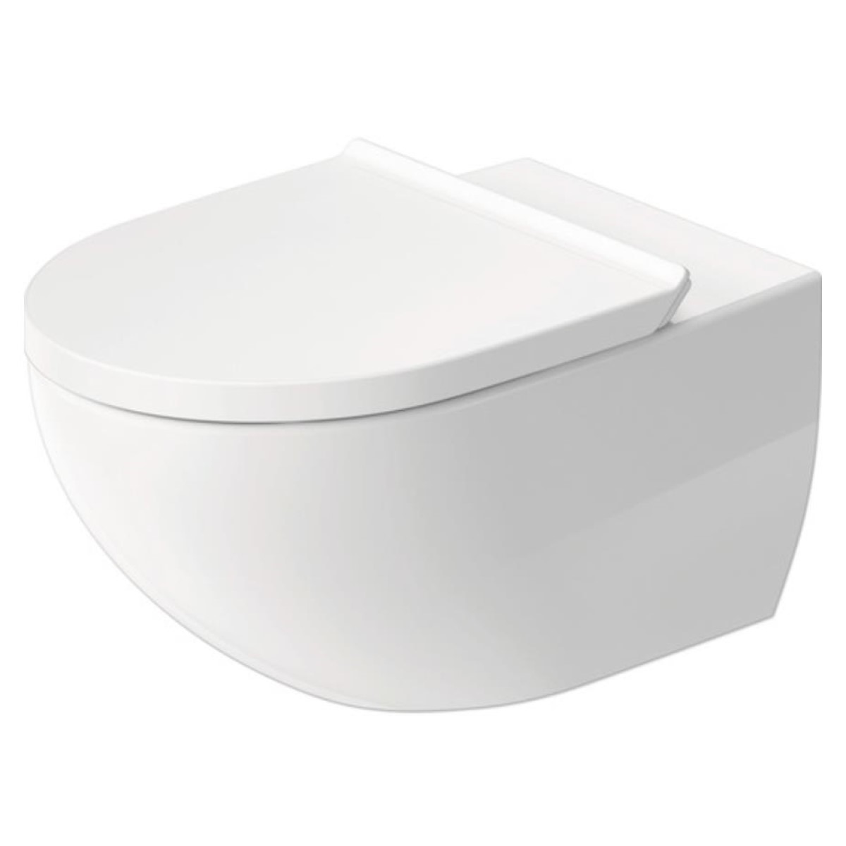 Duravit Architec Rimless Pods ar SC vāku, stiprināms pie sienas
