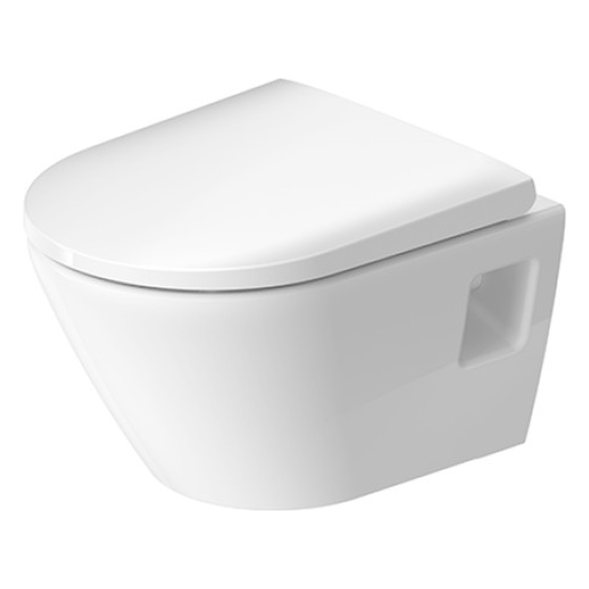 Duravit D-Neo Compact Rimless Pods ar QR/SC vāku, stiprināms pie sienas
