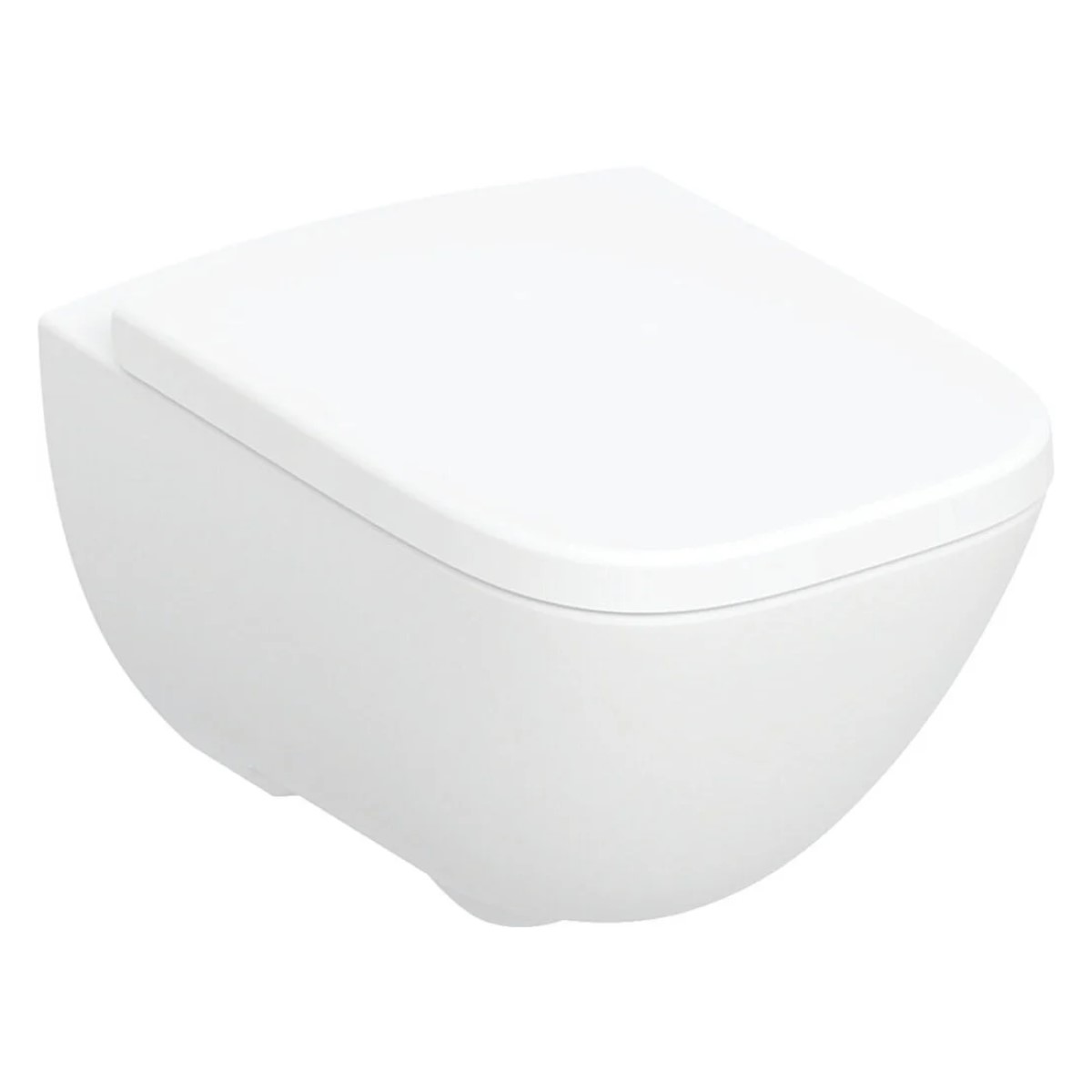 Geberit Modo Rimfree Pods ar QR/SC vāku, stiprināms pie sienas