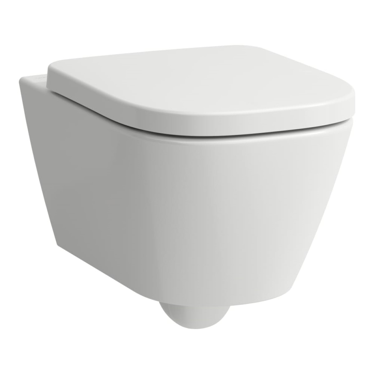 Laufen Meda Rimless Tualetes pods ar QR/SC vāku, stiprināms pie sienas, silent flush