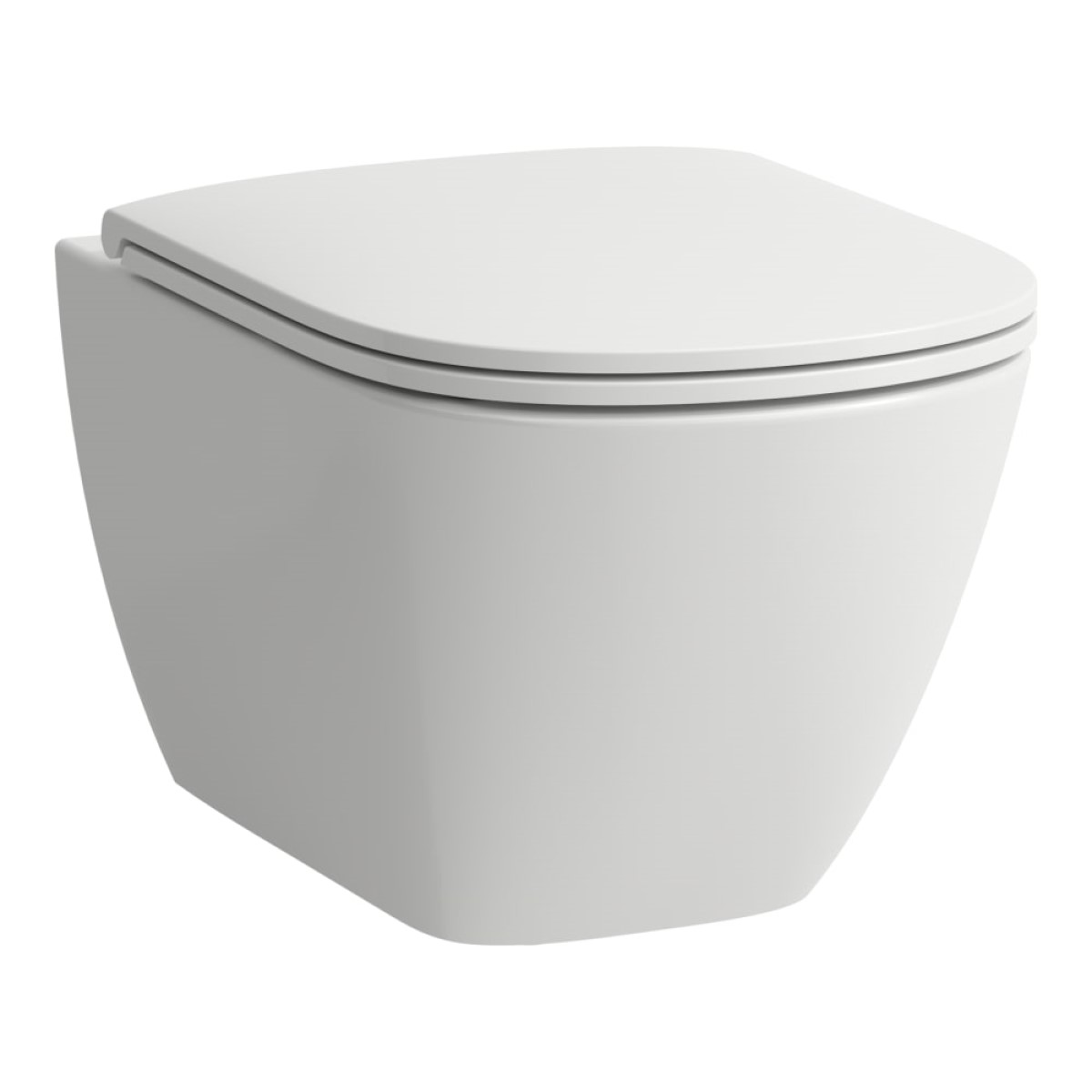 Laufen Lua Advanced Rimless Tualetes pods ar SC vāku, stiprināms pie sienas