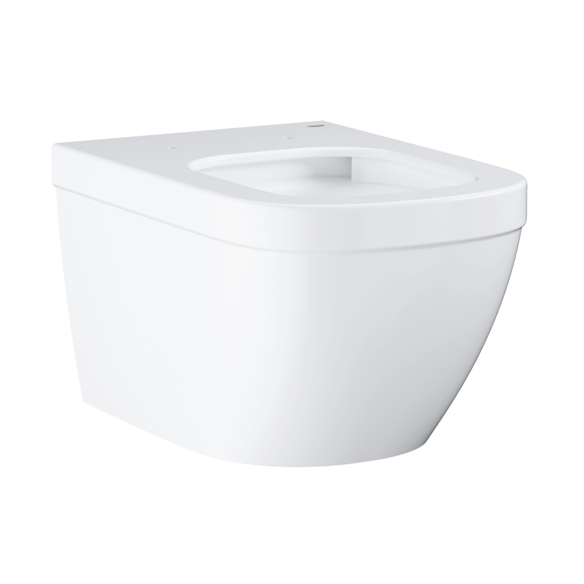 Grohe Euro Ceramic Rimless Tualetes poda apakša, stiprināma pie sienas, Triple Vortex