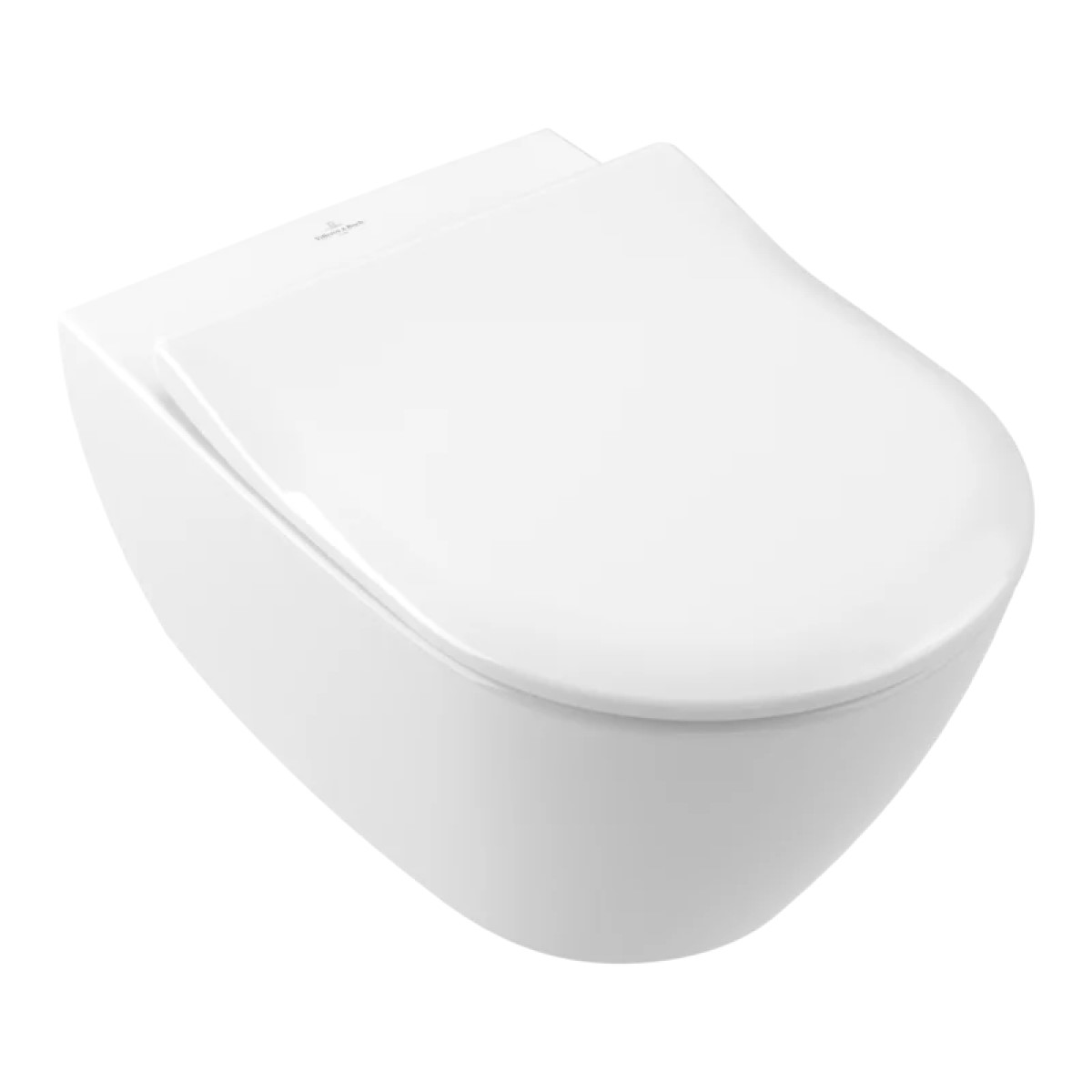 Villeroy & Boch Subway 2.0 Rimless Pods ar QR/SC vāku, stiprināms pie sienas
